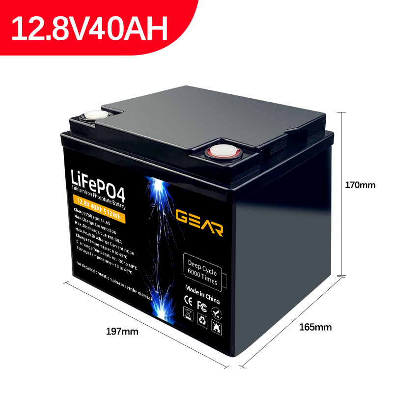 Акумуляторна батарея GEAR LiFePo4 12.8V / 40 Ah (512Wh)